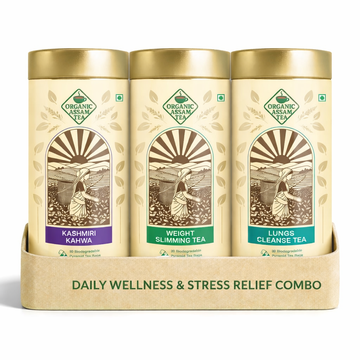 Daily Wellness & Stress Relief Combo Tea